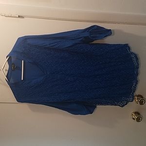 Sapphire blue women's blouse